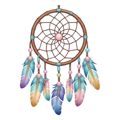  pastel dreamcatcher sticker