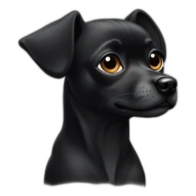 Black Chiwawa sticker