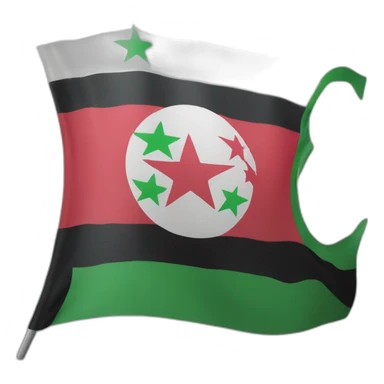 Flag of the Free Syrian Army sticker