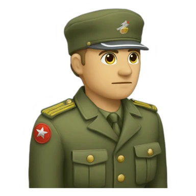 Soviétique Communiste soldats sticker