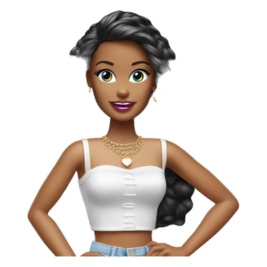 y2k barbie girl sticker