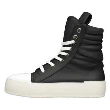 Rick owens geobasket sneaker sticker