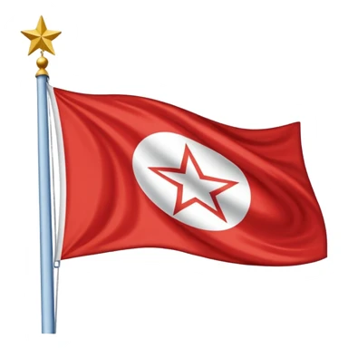 La bandera de la Comunidad de Madrid con sus 7 estrellas blancas sticker