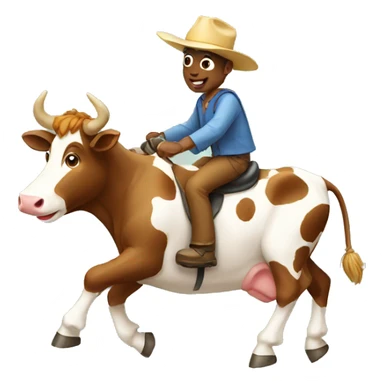 Cow Ride  sticker