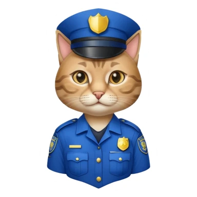 Police Cat sticker