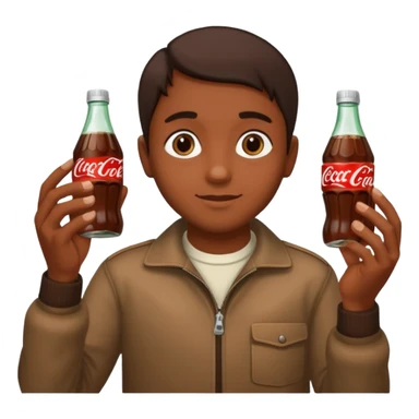 Plateneta tierra tomando coca sticker