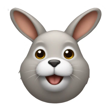 Conejo enojado sticker