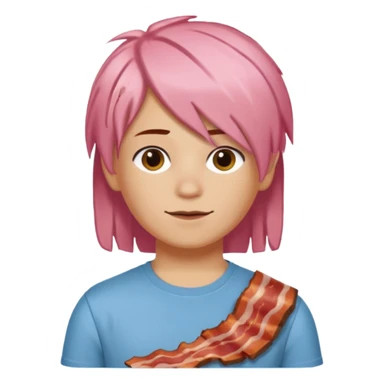 hair bacon roblox sticker