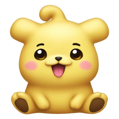silly cute pompompurin sticker