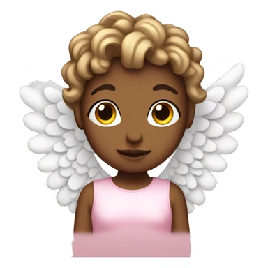 Pink Angel  sticker