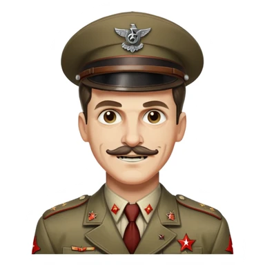 Edward Richtofen from Call of Duty Zombies with Nazi uniform and evil smile sticker