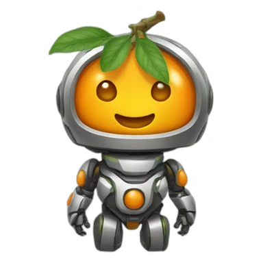 kumquat themed bot sticker