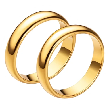 Wedding rings intertwined sticker