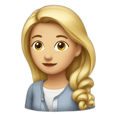 Fille évaluation sticker