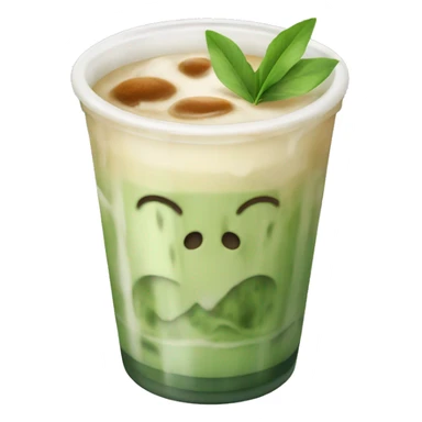 iced matcha chai latte sticker
