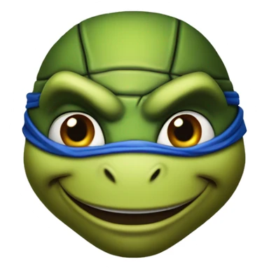 head shot of a teenage mutant ninja turtle sticker