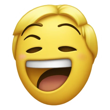 Yellow classic emoji that is crying tears from sadness while also laughing with a thumbs up sticker