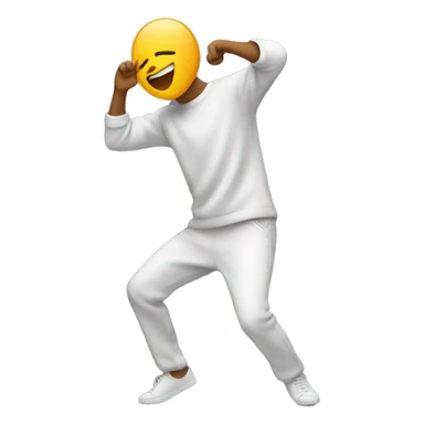Person doing the dab sticker