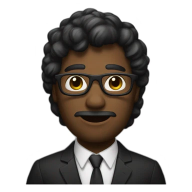 Un-noir-maigre sticker