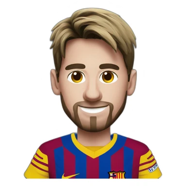 Messi barcelone sticker