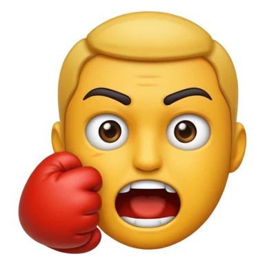 Getting Punched in the face sticker