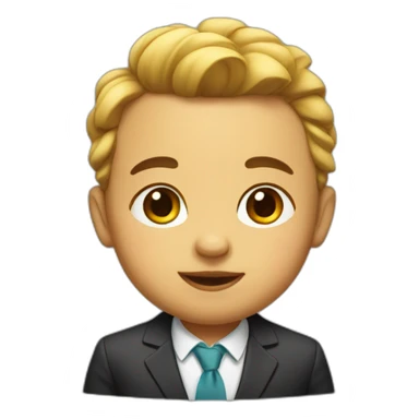 baby boss character sticker