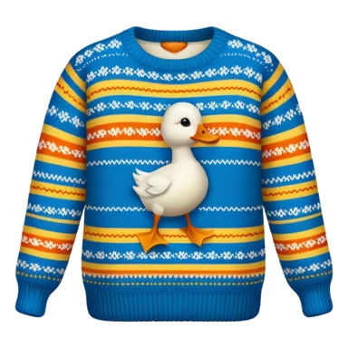 sweaters wit ducks sticker