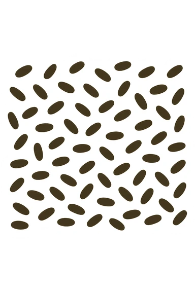 FECI DI ANIMALE A PALLINI LEGGERMENTE ALLUNGATI sticker