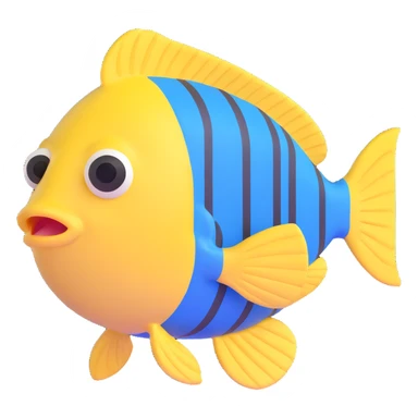 Flounder from The Little Mermaid sticker