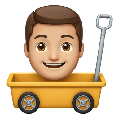 make a emoji on minecart steve sticker