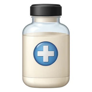 MEDICINE powder BOTTLE sticker