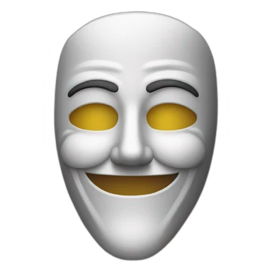 man in guy fawke mask sweating sticker