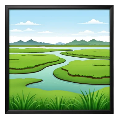 esteros del ibera corrientes argentina (no contiene montañas) sticker