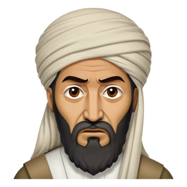 Osama bin laden angry sticker