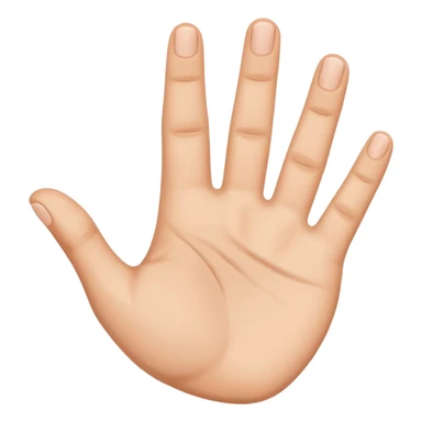 make this emoji 🫰upside down sticker