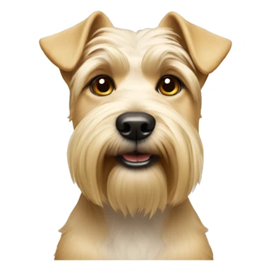 Carin terrier dog blonde sticker