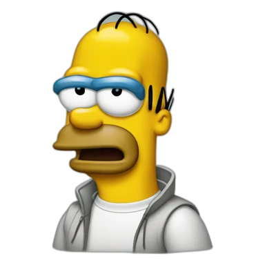 Homero simpson sticker