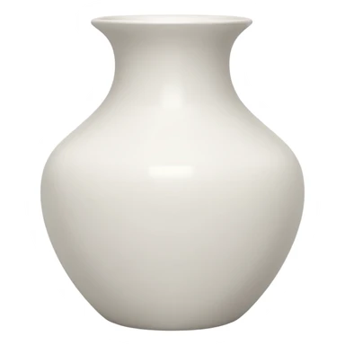 vaso branco sem flores sticker