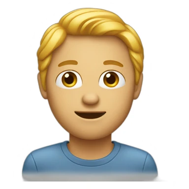 an emoji for someone giving a testimonial. it could be a person speaking with a heart shaped text box sticker