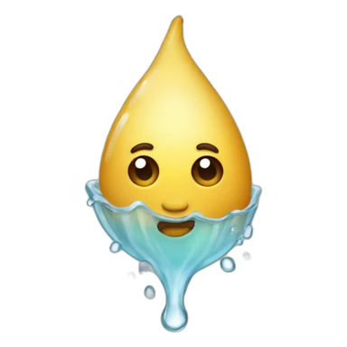 gota de agua  sticker