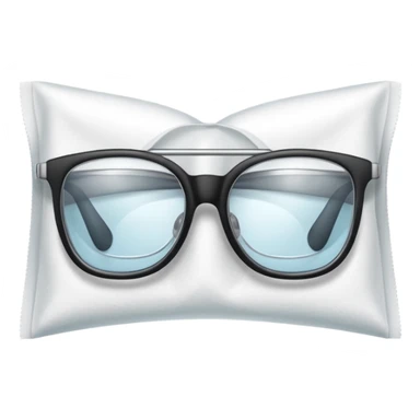 glasses wipe tissue sticker