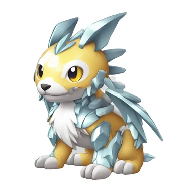 cute kawaii cool edgy shiny Digimon-Fakemon-animal full body sticker