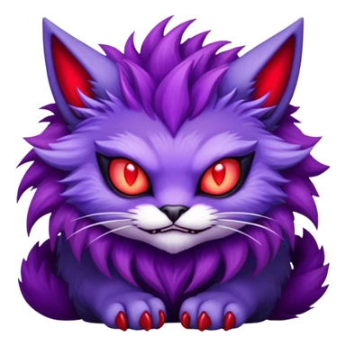 Meowster-Demon-Fakémon-Vernid-Fionbri-hybrid-creature sticker