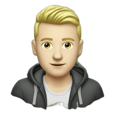 Beatmaker from Ukraine with money sticker