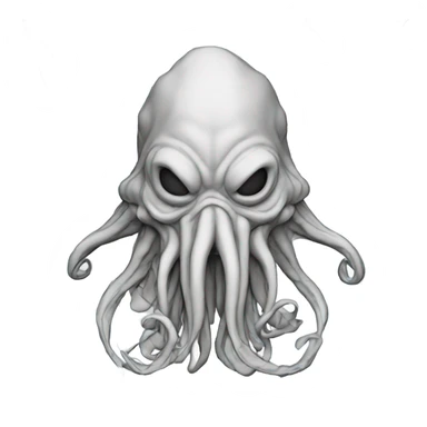 Cthulhu wireframe topology sticker