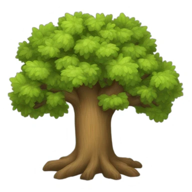 oak tree sticker