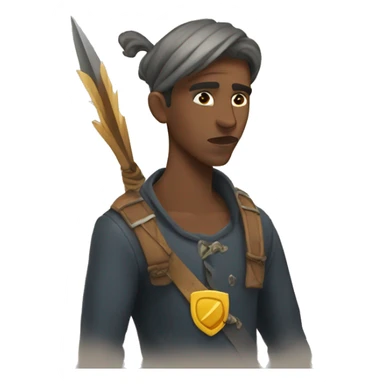 fleche vers le ba s sticker