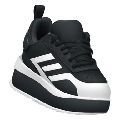 black adidas shoes sticker