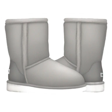 light grey uggs sticker