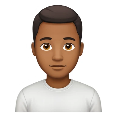 black man thief white shirt sticker